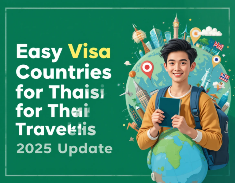 รวมประเทศที่ขอวีซ่าง่ายๆ สำหรับคนไทยในปี 2025