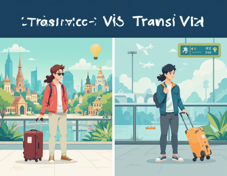 ความแตกต่างของวีซ่าท่องเที่ยวกับวีซ่า Transit