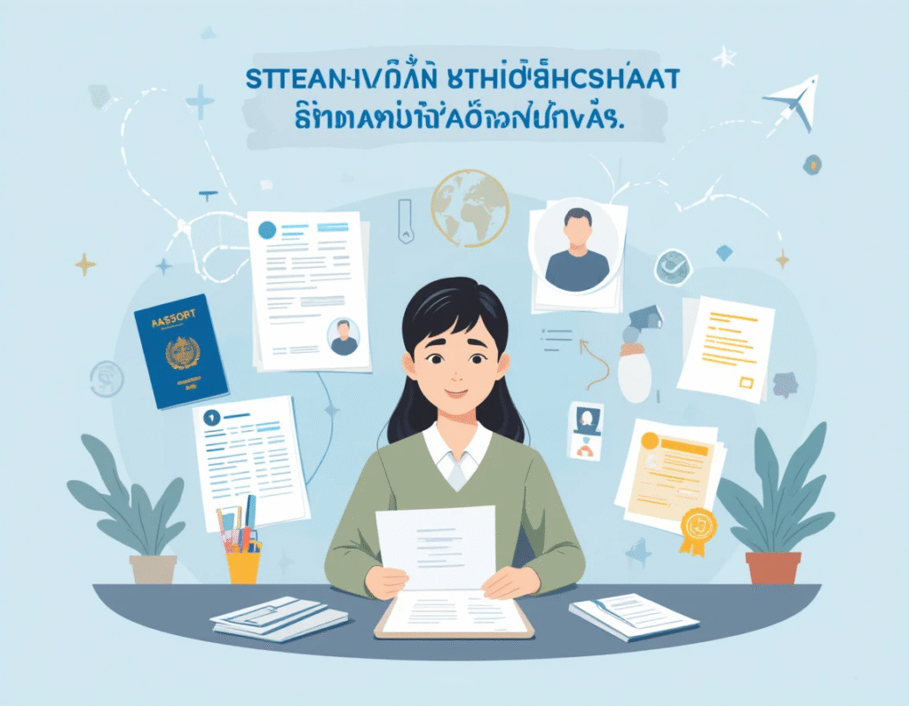 เอกสารที่ต้องใช้ยื่นวีซ่านักเรียนทุกประเทศสำหรับคนไทย