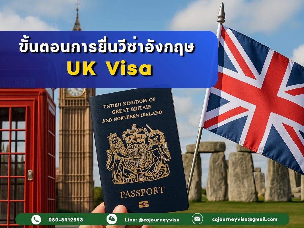 ขั้นตอนและวิธีการทำวีซ่าสหราชอาณาจักร (United Kingdom)
