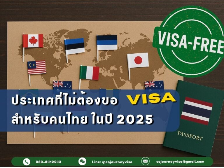 ประเทศที่ไม่ต้องขอวีซ่าสำหรับคนไทย ในปี 2025