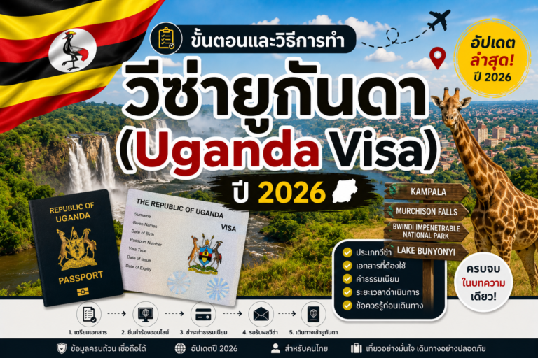 ขั้นตอนและวิธีการทำวีซ่ายูกันดา (Uganda Visa) ปี 2026