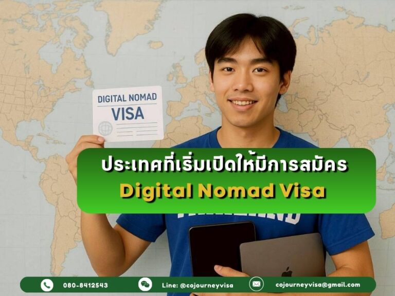 ประเทศที่เริ่มเปิดให้มีการสมัคร Digital Nomad Visa