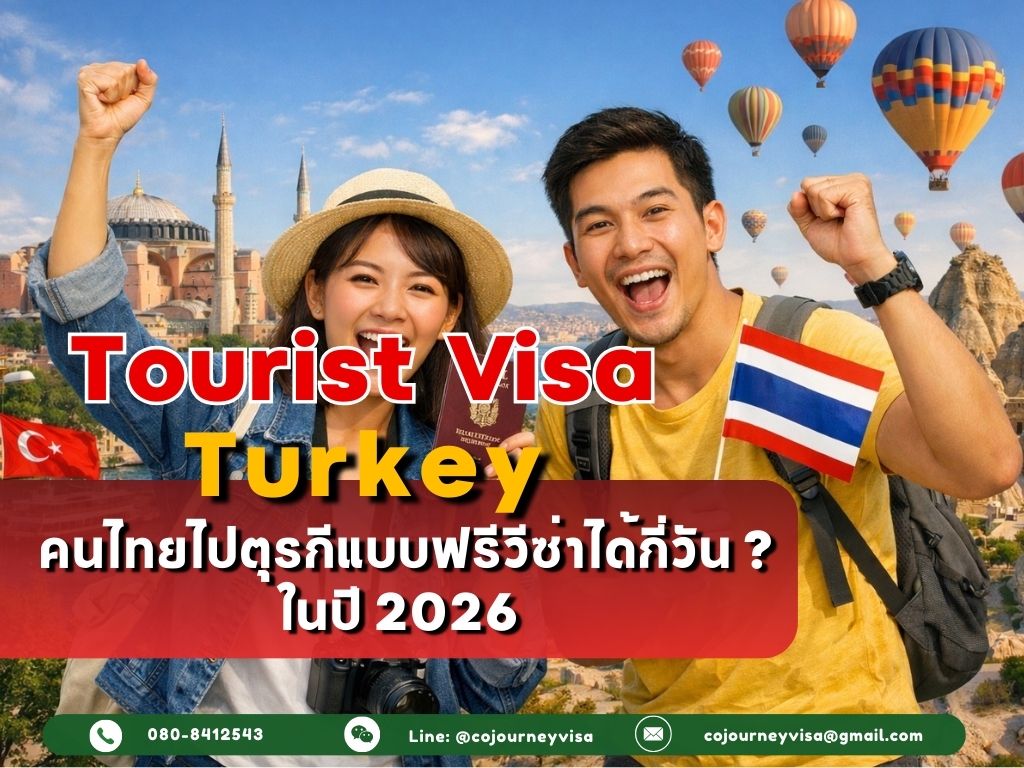 วีซ่าท่องเที่ยวตุรกี : คนไทยฟรีวีซ่ากี่วันในปี 2026