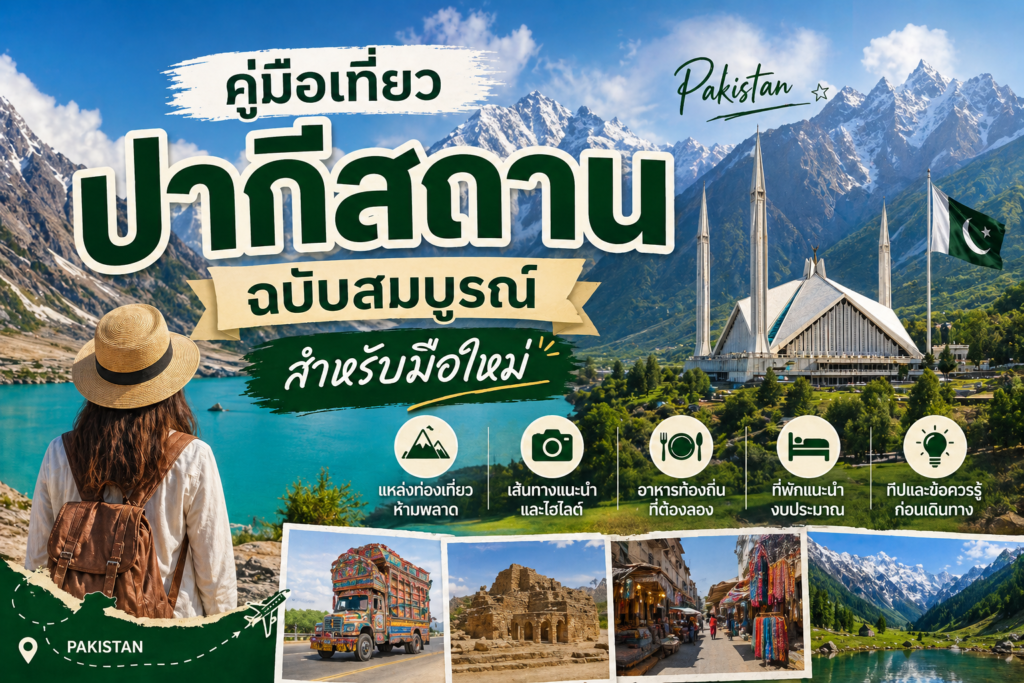 คู่มือเที่ยวปากีสถาน ฉบับสมบูรณ์ สำหรับมือใหม่
