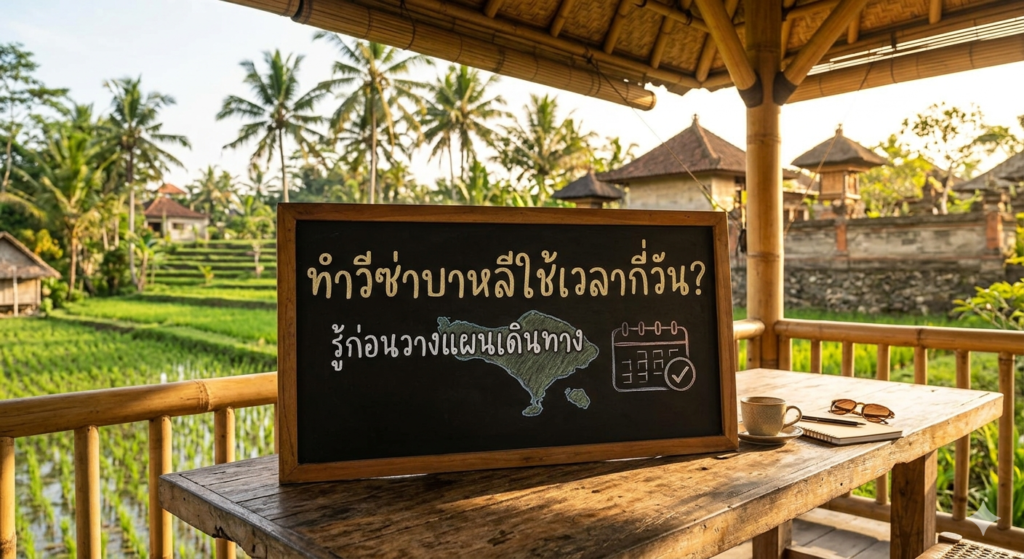 ทำวีซ่าบาหลีใช้เวลากี่วัน? รู้ก่อนวางแผนเดินทาง