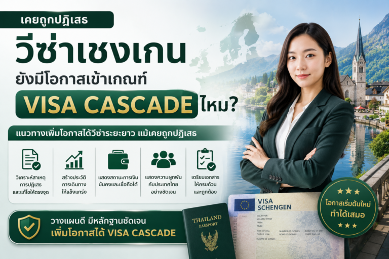 เคยถูกปฏิเสธวีซ่าเชงเกน ยังมีโอกาสเข้าเกณฑ์ Visa Cascade ไหม