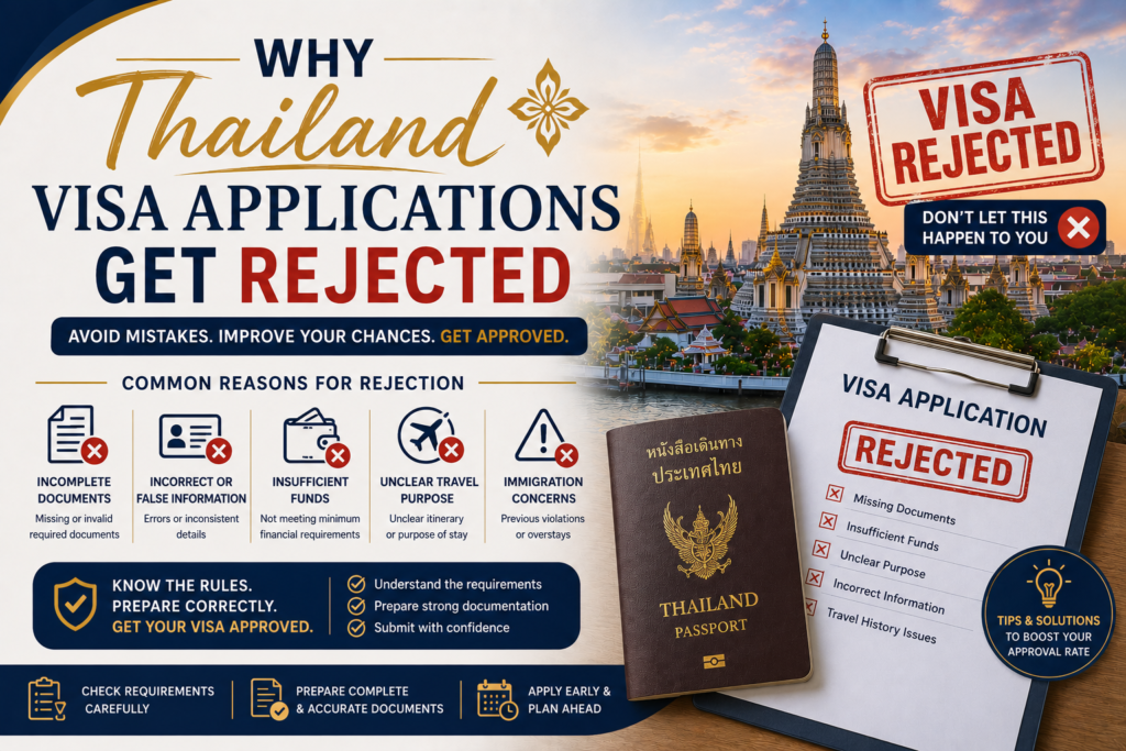Why Thailand Visa Applications Get Rejected