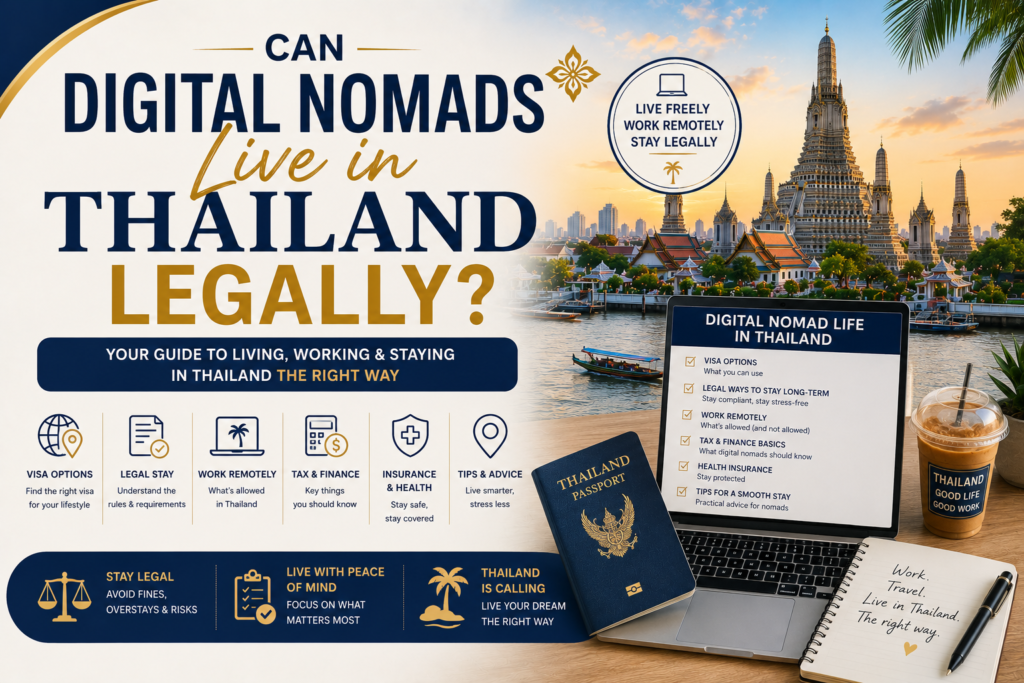 Can Digital Nomads Live in Thailand Legally?