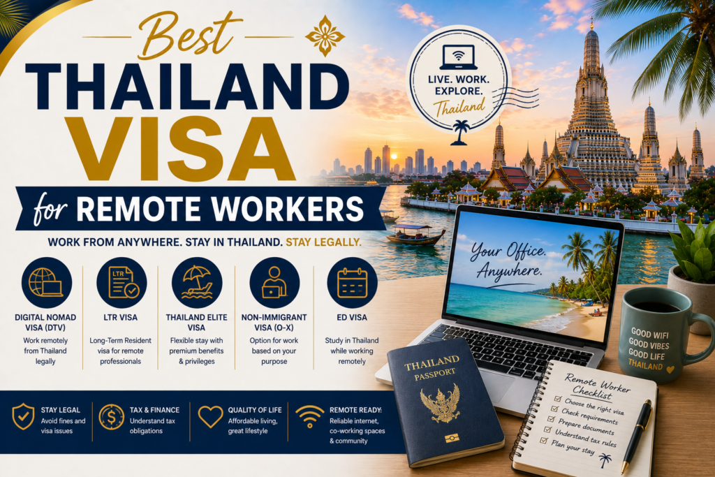 Best Thailand Visa for Remote Workers