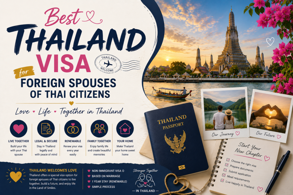 Best Thailand Visa for Foreign Spouses of Thai Citizens