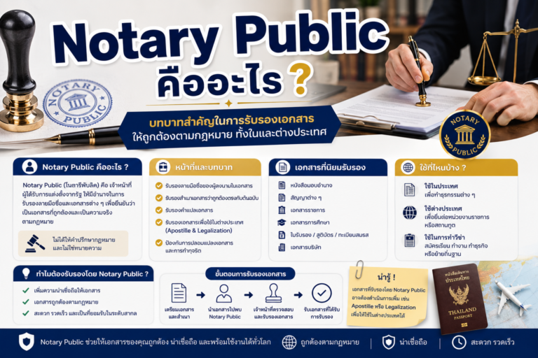 Notary Public คืออะไร Notary Public คืออะไร