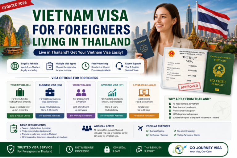Vietnam Visa for Foreigners Living in Thailand