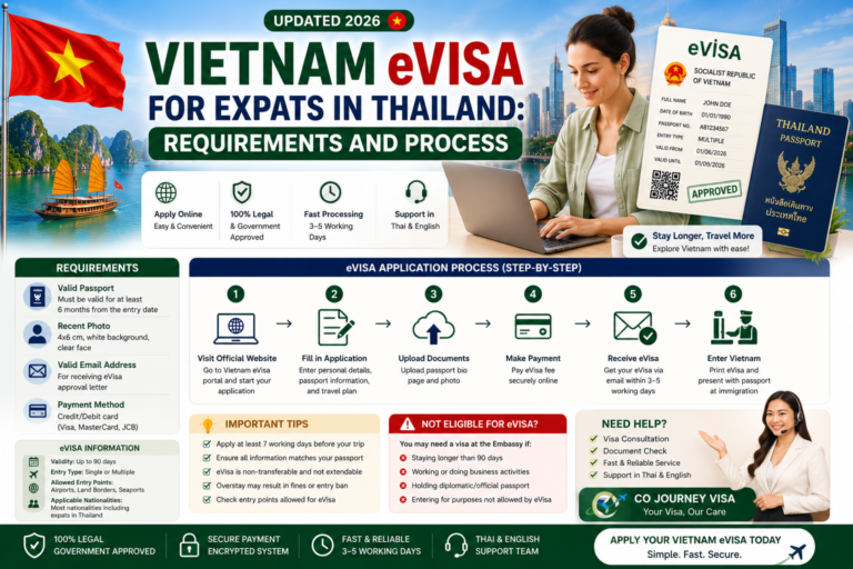 Vietnam eVisa for Expats in Thailand: Requirements and Process